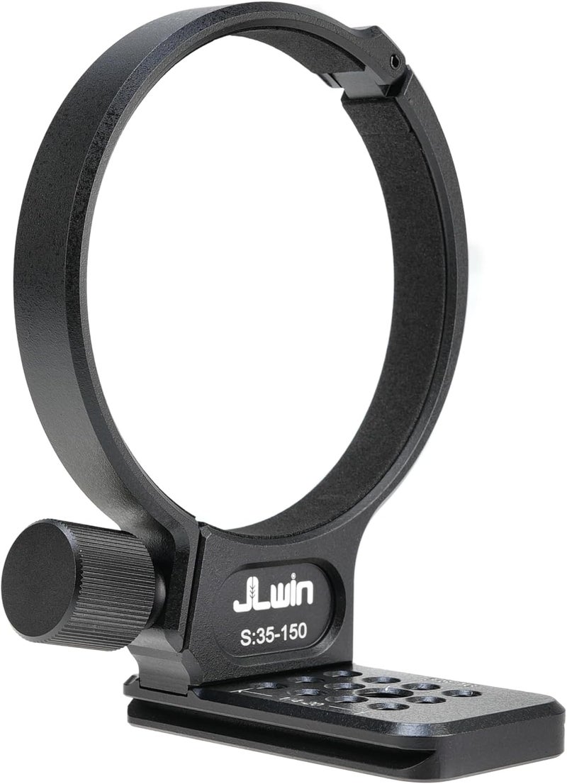 FocusFoto Metal Tripod Collar Mount Ring 86mm for Samyang 35-150mm F2-2.8 Lens, Bottom with 1/4" & 3/8" Thread Screw Mount Dovetail Groove Quick-Release Plate for Acra-Swiss Tripod - Image 1